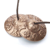 Tibetaanse Cymbals met symbolen / Tibetan Cymbals with ornaments 