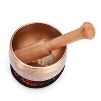 YOGA Gegraveerde Meditatie Klankschaal / Engraved Singing Bowl 