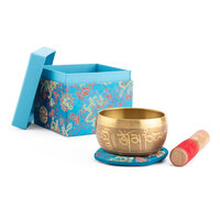 YOGA Gegraveerde Meditatie Klankschaal / Engraved Singing Bowl 
