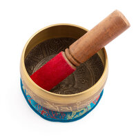 YOGA Gegraveerde Meditatie Klankschaal / Engraved Singing Bowl 