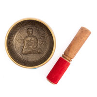 YOGA Gegraveerde Meditatie Klankschaal / Engraved Singing Bowl 