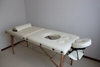 Prenatal Zwangerschaps Massagetafel pakket/Pregnancy Massagetable package TAO BASIC CE-line WIT