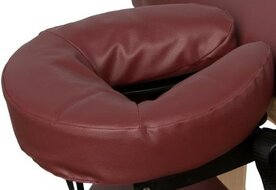 Hoofdsteunkussen Burgundy en Hoofdsteun Zwart WellTouch Relaxx 