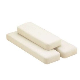 Overtrekset 2 Arm-Zijsteunen / Cover Arm-Siterest + 1 Voetensteun-Feetrest Klankschalentafel Badstof LW