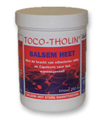 Massage Balsem Heet 250ml TOCO-THOLIN