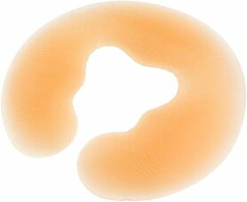 Gezichtskussen/Hoofdsteunkussen Siliconen Soft Gel Oranje U-vorm