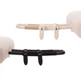 Verstelbare Hoofdsteun Dubbel DeLuxe Zwart Oakworks (zonder kussentje)