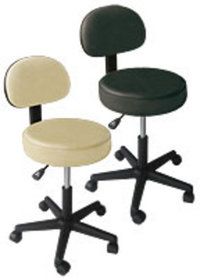 Kruk op wielen met rugleuning TAO-line / welltouch *JUBILEUM* AANBIEDING