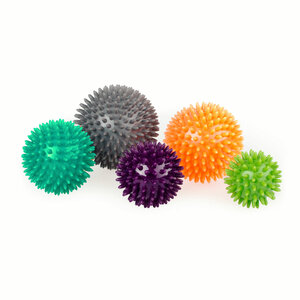 Massage-Noppenballen Spiky 5-delige set / Spiky Massage Ball, Set of 5 balls
