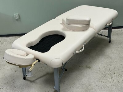 ZwangerschapsMassagetafel pakket ZUMA ALU/Pregnancy Massagetable package ZUMA ALU LIGHT 76cm