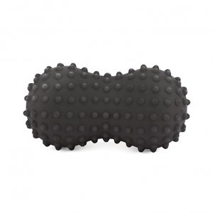 Spiky Peanut Massageball met noppen black