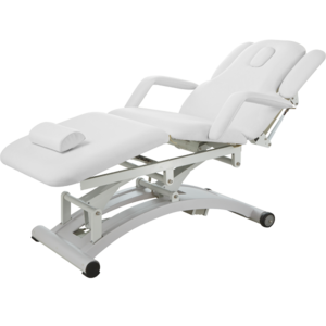 EZY HiLow Pro Deluxe E Massagetafel met wit onderstel