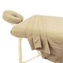 Hoofdsteun Overtrek/Face Rest Cover Flanel Lindegroen TAO-line / welltouch