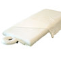 Overtrek Massagetafel Katoen/Flanel Wit TAO-line met elastiekenband