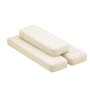 Overtrekset 2 Arm-Zijsteunen / Cover Arm-Siterest + 1 Voetensteun-Feetrest Klankschalentafel Badstof LW