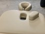 Contour Oval Alu Pro Comfort Massagetafel Pakket + rugleuning Crème Collini_