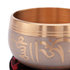 YOGA Gegraveerde Meditatie Klankschaal / Engraved Singing Bowl _