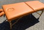 Balance Start Massagetafel 70cm pakket ORANJE CE-line + dubbele knoppen_