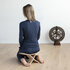 Kyoto Yoga Meditatiebank / Meditation stool  - geolied beuken - demontabel met buidel_