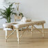 ZwangerschapsMassagetafel pakket Special/Pregnancy Massagetable package Special met gevlochten breed elastiek crème TAO-line/WellTouch *JUBILEUM* AANBIEDING_