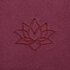 YOGA fleece deken ASANA 150 x 200 cm met LOTUS teken_