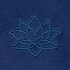 YOGA fleece deken ASANA 150 x 200 cm met LOTUS teken_