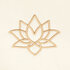 YOGA fleece deken ASANA 150 x 200 cm met LOTUS teken_