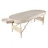 Ayurveda Oval Massagetafel pakket Crème 204X81cm | Ayurveda Oval Massage Table Package Beige 204X81cm TAO-line/WellTouch_