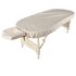 Ayurveda Oval Massagetafel pakket Crème 204X81cm | Ayurveda Oval Massage Table Package Beige 204X81cm TAO-line/WellTouch_