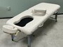 ZwangerschapsMassagetafel pakket Voyager Light met lichte beschadiging ZUMA ALU /Pregnancy Massagetable package Voyager light ZUMA ALU 76cm met gevlochten breed elastiek _