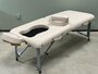 ZwangerschapsMassagetafel pakket Voyager Light met lichte beschadiging ZUMA ALU /Pregnancy Massagetable package Voyager light ZUMA ALU 76cm met gevlochten breed elastiek _
